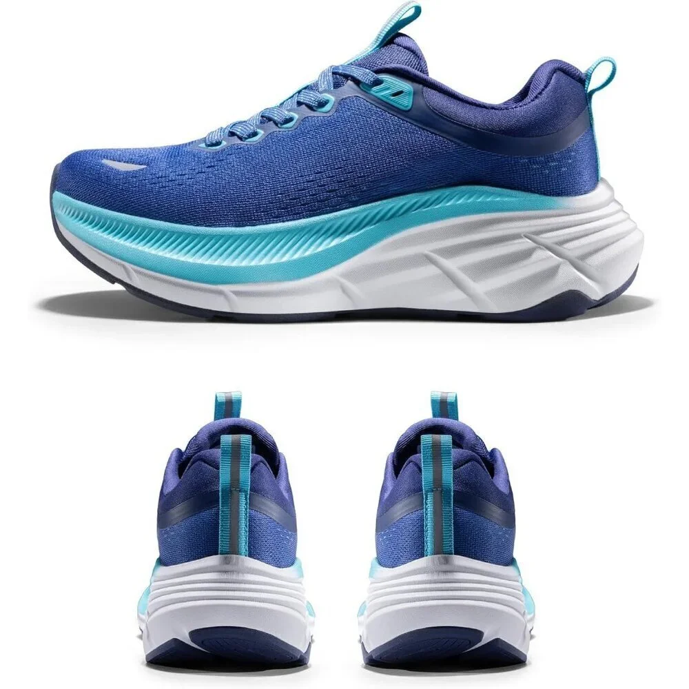 Nortiv 8 Women's Blue Walking Shoes Cushioned Non-Slip Breathable Sneakers